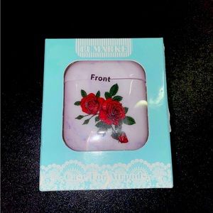 Marble Rose Apple Airpods Case
